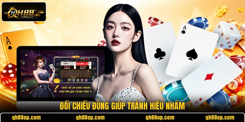 Đối chiếu đúng giúp tránh hiểu nhầm